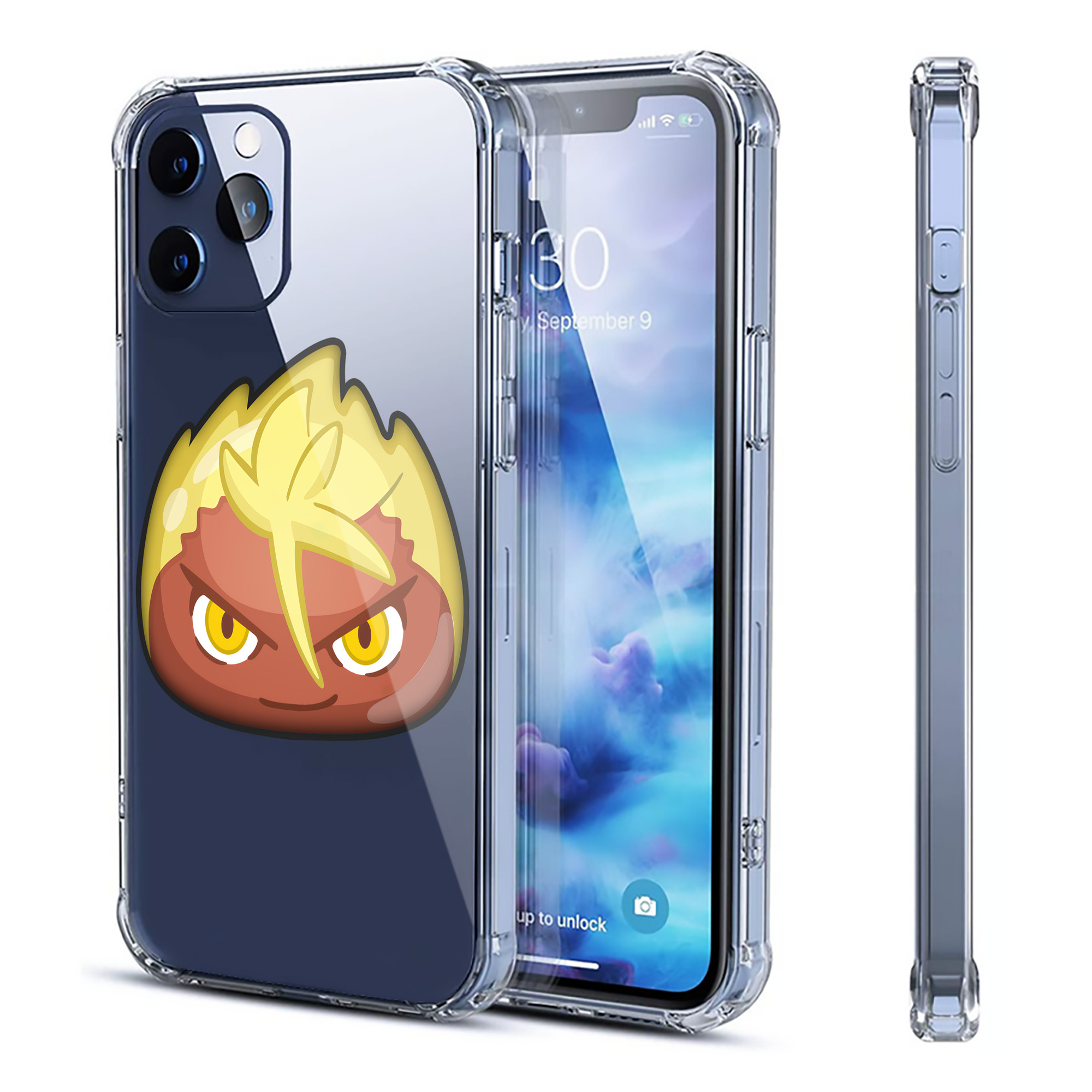 （画像用） 妖怪ウォッチ Yo-kai Watch 【iPhone 12シリーズ対応】透明スマホケース（クリアソフトケース）